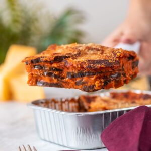 Lasaña Parmigiana de Berenjenas, Vegetariana, Familiar, 1000 g, Tremus