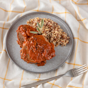 Carne de Vacuno Braseada con Arroz Integral, 360 g, Tremus