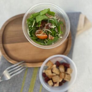 Mini Ensalada Cherry Parmesano Tocino, 80 g, Tremus